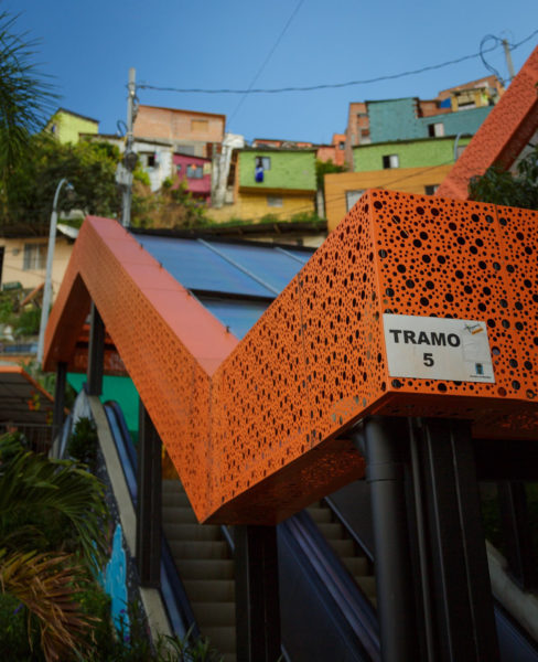 Escalator in Comuna Medellin