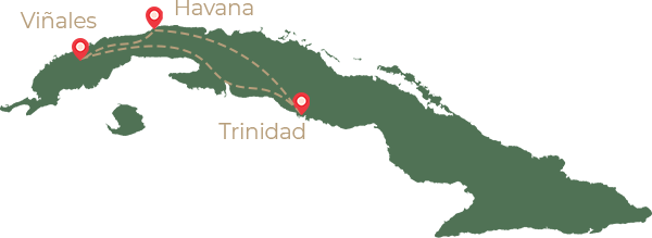 Mapa del Planeta Cuba Viajes Luminosos