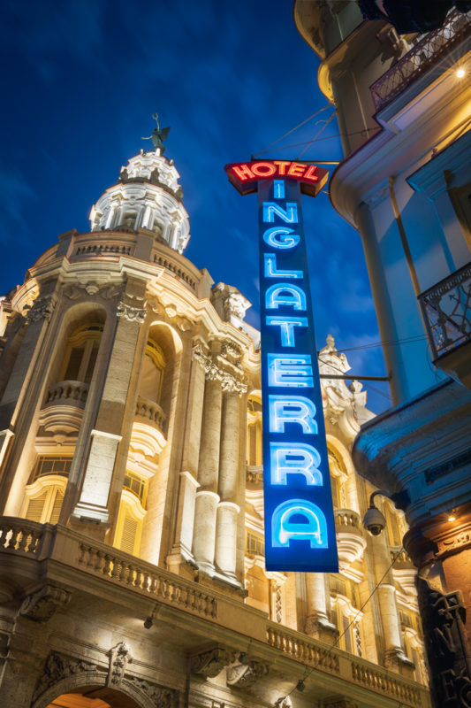 Hotel inglaterra Havana Cuba